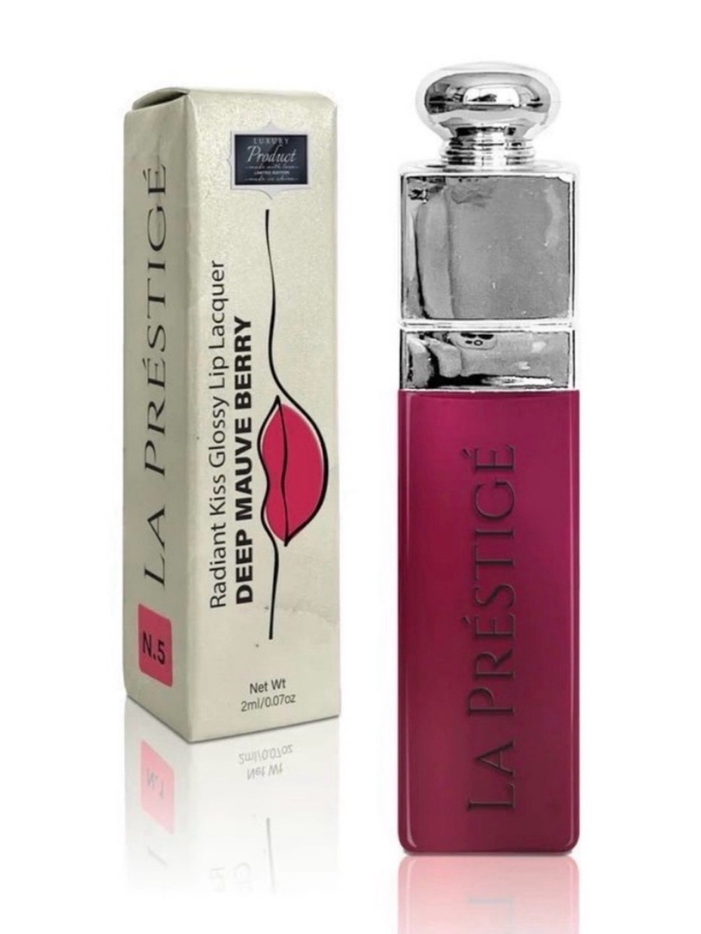 PREDIRE LA PRESTIGE Deep Radiant Kiss Glossy Lip Lacquer - Deep Mauve Berry